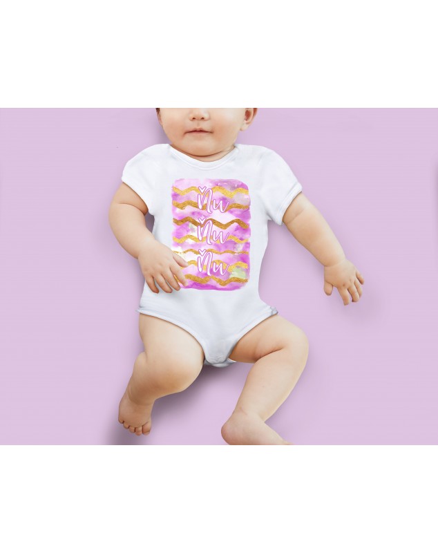 Nádherné dětské body Ňuňu pink pro vaše miminko