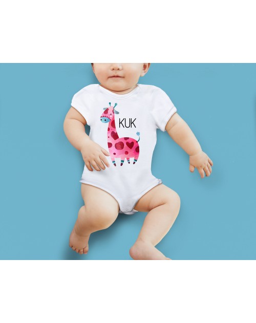 Nádherné dětské body Žirafka pro vaše miminko